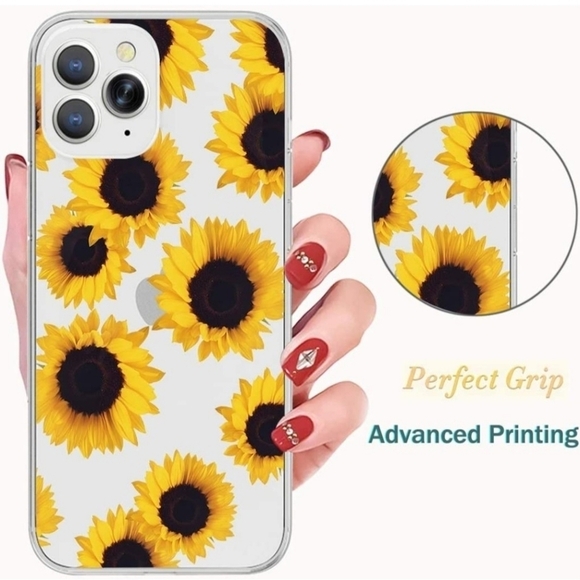 Zoeirc iPhone 12 Pro Max Case 2020 Clear Case for Girls WomenSoft TPU Shockproo - Picture 4 of 7